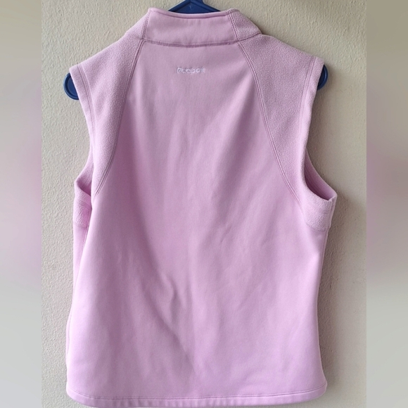 Reebok Women's Top Vest Full Zip Pink Color Size L - Picture 3 of 10